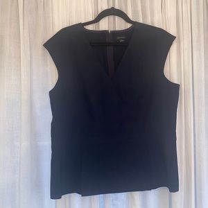 Ann Taylor Black Blouse Size 14 New Without Tags